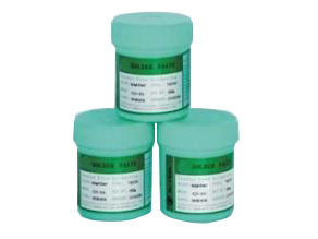 Lead and silver solder paste