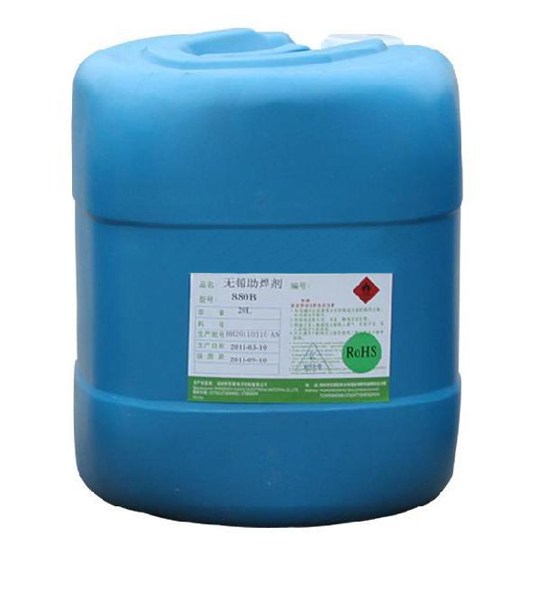 Lead-free halogen-free soldering flux